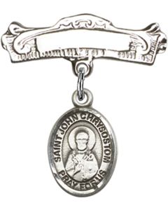 St John Chrysostom Baby Badge - 9357/0732