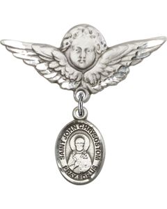 St John Chrysostom Baby Badge - 9357/0733