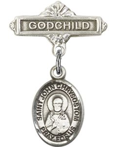 St John Chrysostom Baby Badge - 9357/0736