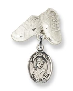 Saint Carlo Acutis 9460/5923 - 1/2 x 1/4 Baby Badge
