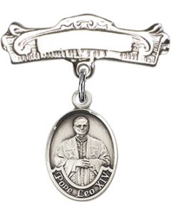Pope Leo XIV 9461/0732 - 1/2 x 1/4 Baby Badge
