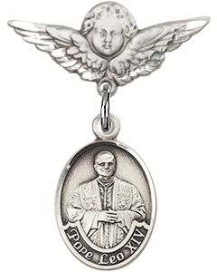 Pope Leo XIV 9461/0735 - 1/2 x 1/4 Baby Badge