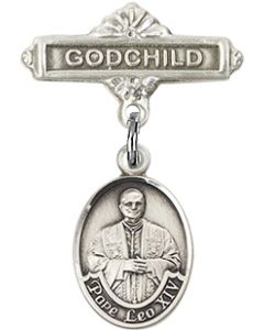 Pope Leo XIV 9461/0736 - 1/2 x 1/4 Baby Badge