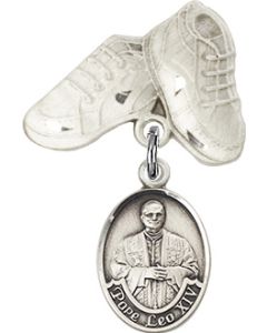 Pope Leo XIV 9461/5923 - 1/2 x 1/4 Baby Badge