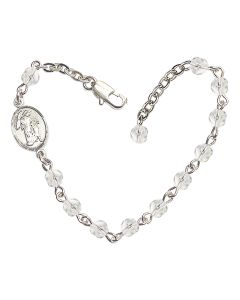Guardian Angel B0034-9118R2 4mm Bracelet Available in 14 colors
