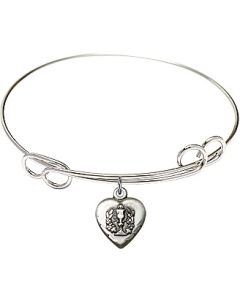 0892 - Heart / Communion Bangle Available in 8 Styles
