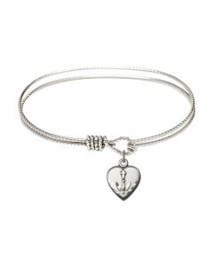 0891 - Heart / Confirmation Bangle Available in 8 Styles
