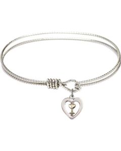 3148 - Heart / Chalice Bangle Available in 8 Styles
