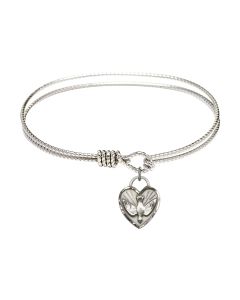 3405 - Confirmation Heart Bangle Available in 8 Styles