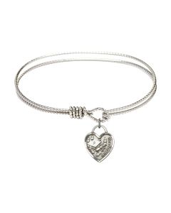 3406 - Graduation Heart Bangle Available in 8 Styles