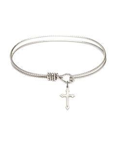 4158C - Cross Charm Bangle Available in 8 Styles