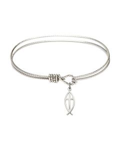 4251 - Fish / Cross Bangle Available in 8 Styles