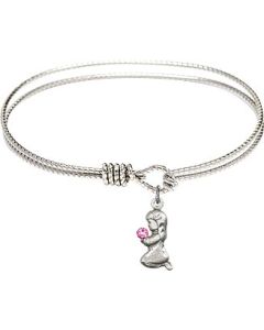 4262-STN - Praying Girl Bangle Available in 8 Styles