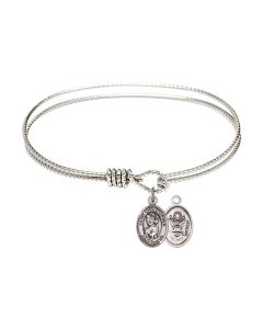 9022--2 - Saint Christopher / Army Bangle Available in 8 Styles