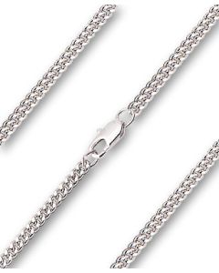 Heavy Curb Chain Rhodium/Hamilton Gold C09 - 2.85mm