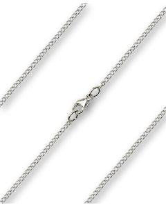 Light Curb Chain Light Rhodium/Gold Plate C50 - 1.70mm
