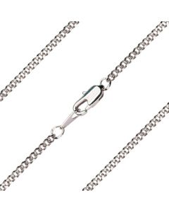 Heavy Curb Chain Light Rhodium/Gold Plate C52 - 2.15mm