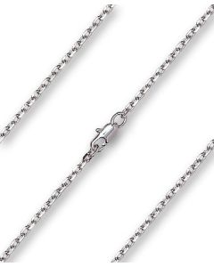 Cable Bracelet Rhodium/Hamilton Gold C81 - 2.75mm