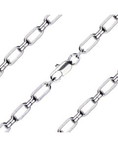 Heavy Oval Cable Chain Rhodium/Hamilton Gold C82 - 4.15mm