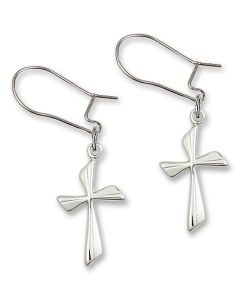 Cross E0016Y - 3/4 x 3/8 Earring