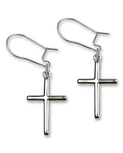 Cross E0017Y - 3/4 x 3/8 Earring