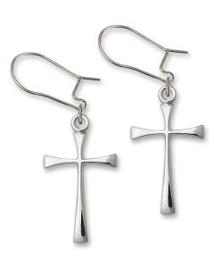 Maltese Cross E1870 - 7/8 x 1/2 Earring