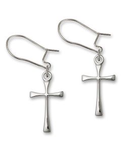 Maltese Cross E1872 - 3/4 x 3/8 Earring