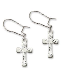 Cross E2519 - 5/8 x 3/8 Earring