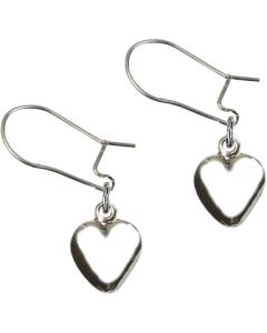 Heart E4158H - 1 1/8 x 1 5/8 Earring