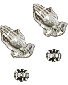 Praying Hands E4219 - 1/2 x 1/2 Earring