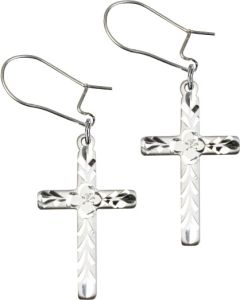 Cross E5669 - 7/8 x 1/2 Earring