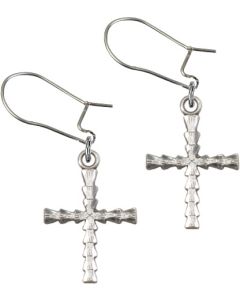 Cross E6069 - 3/4 x 1/2 Earring