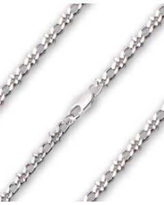 Lite Crab Chain Rhodium/Hamilton Gold CRBL - 3.05mm