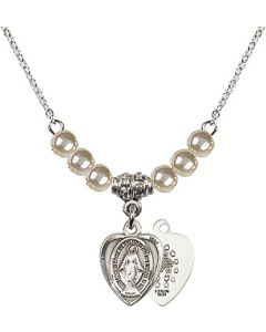 N02 / Faux Pearl Beads 0706M - Miraculous