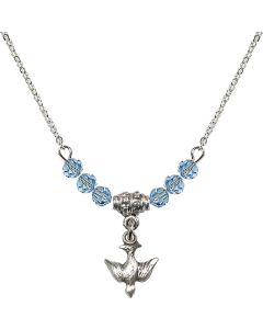 N20 Birthstone Necklace 0208 - Holy Spirit Available in 15 Colors