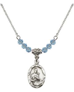 N20 Birthstone Necklace 0612G - St. Gerard Available in 15 Colors