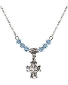 N20 Birthstone Necklace 0845 - 5-Way / Chalice Available in 15 Colors