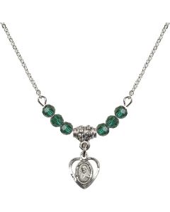 N20 Birthstone Necklace 5402 - Scapular Available in 15 Colors