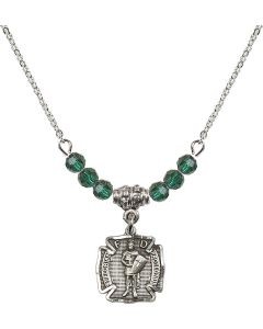 N20 Birthstone Necklace 5686 - St. Florian Available in 15 Colors