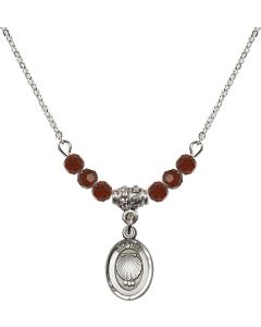 N20 Birthstone Necklace 0974 - Baptism Available in 15 Colors