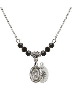 N20 Birthstone Necklace 0301M - Miraculous Available in 15 Colors