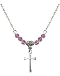 N20 Birthstone Necklace 1872 - Maltese Cross Available in 15 Colors