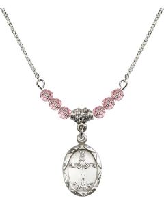 N20 Birthstone Necklace 0612BA - Baptism Available in 15 Colors