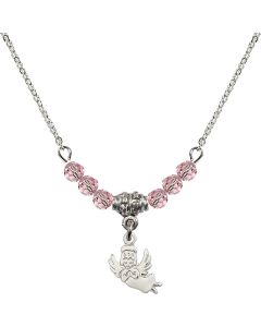 N20 Birthstone Necklace 2128 - Guardian Angel Available in 15 Colors