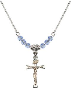 N20 Birthstone Necklace 2237 - Maltese Crucifix Available in 15 Colors