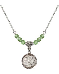 N20 Birthstone Necklace 0601K - St. Joseph Available in 15 Colors
