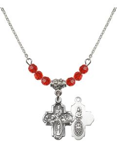 N20 Birthstone Necklace 0047 - 4-Way Available in 15 Colors