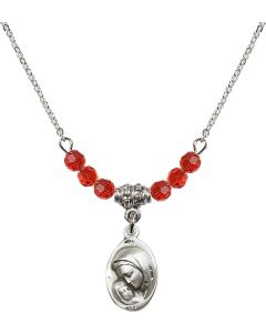 N20 Birthstone Necklace 5447 - Madonna & Child Available in 15 Colors