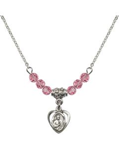 N20 Birthstone Necklace 5404 - St. Jude Available in 15 Colors