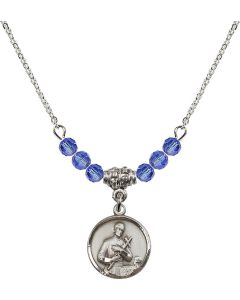 N20 Birthstone Necklace 0601G - St. Gerard Available in 15 Colors